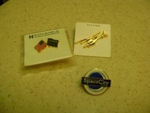 3 Different Lapel Or Dress Pins To Wear Including Flag Pin in Luke AFB, Arizona