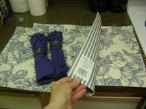 Cozy Set of Reversible Toile Placemats & Matching Napkins in Kingwood, Texas